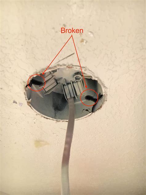 screw holes too close in junction box|electrical outlet screw hole.